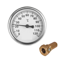 Термометр с погружной гильзой Skat stm CTT14D40, d63мм, 0-120℃